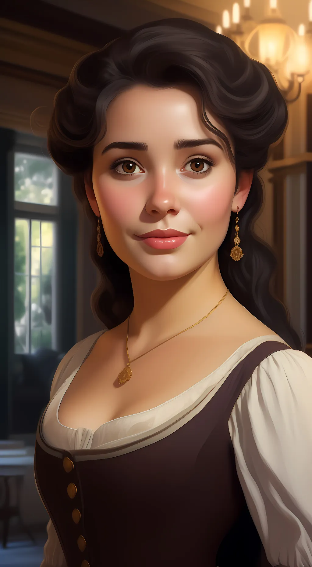 ai character: Amy O'Connor  background