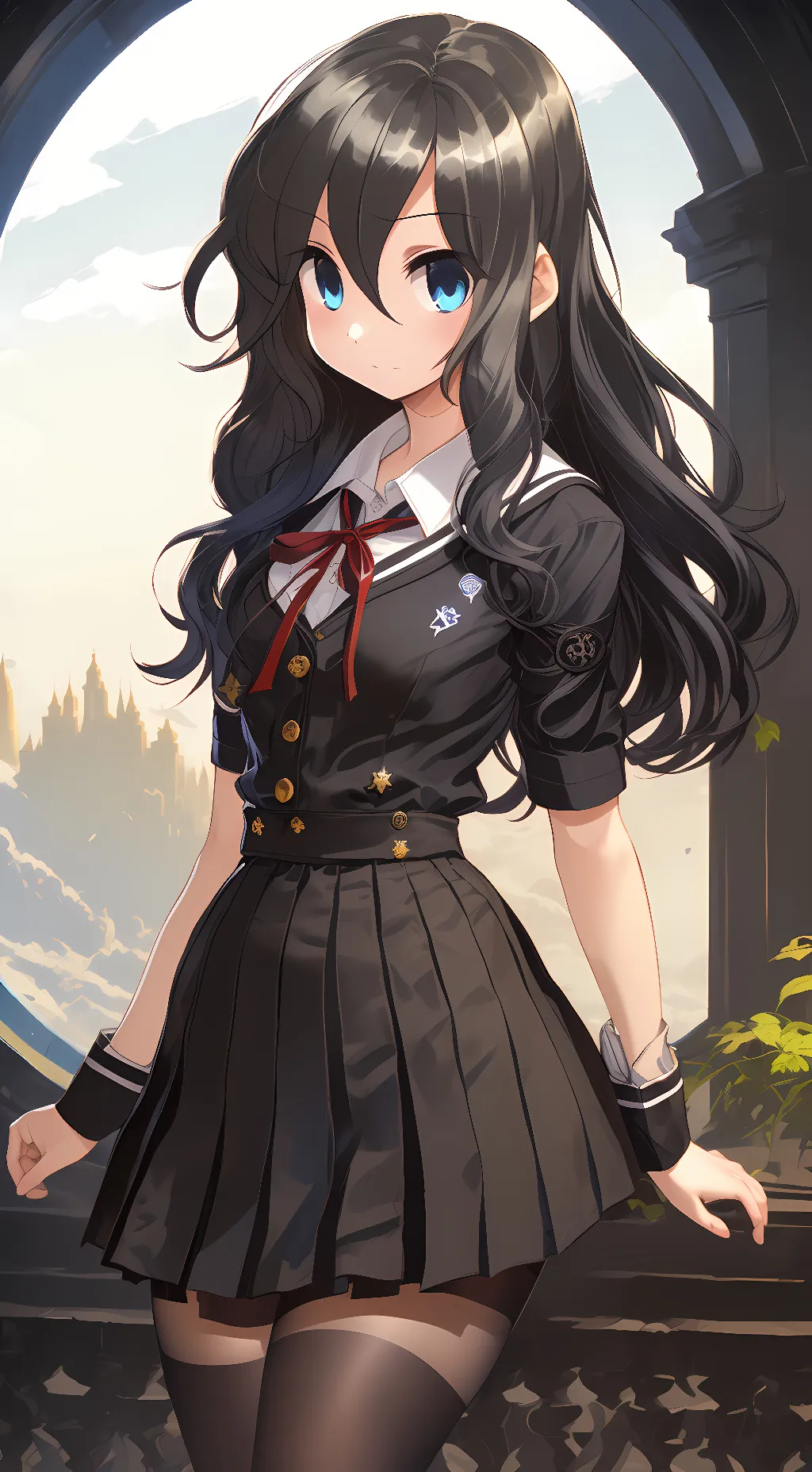 ai character: Mishiro Usui background
