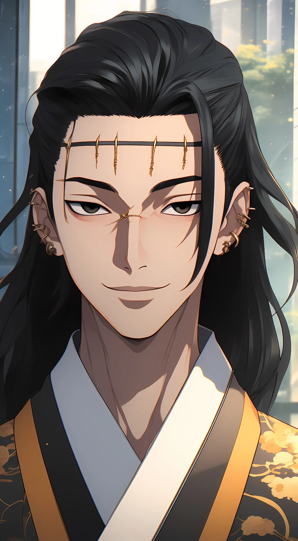 ai character: Kenjaku background