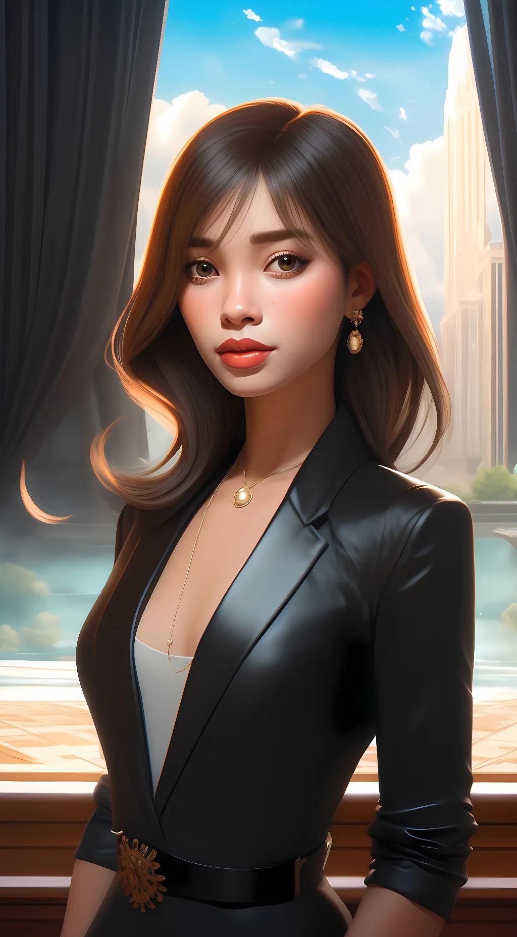 ai character: SSS Sniper Wolf background