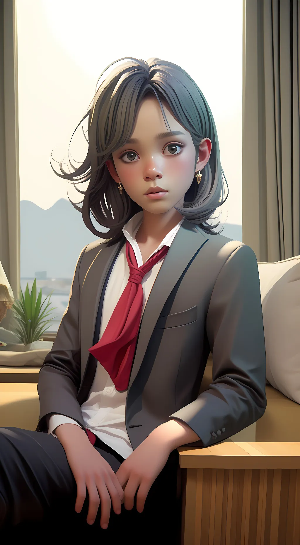 ai character: kay background