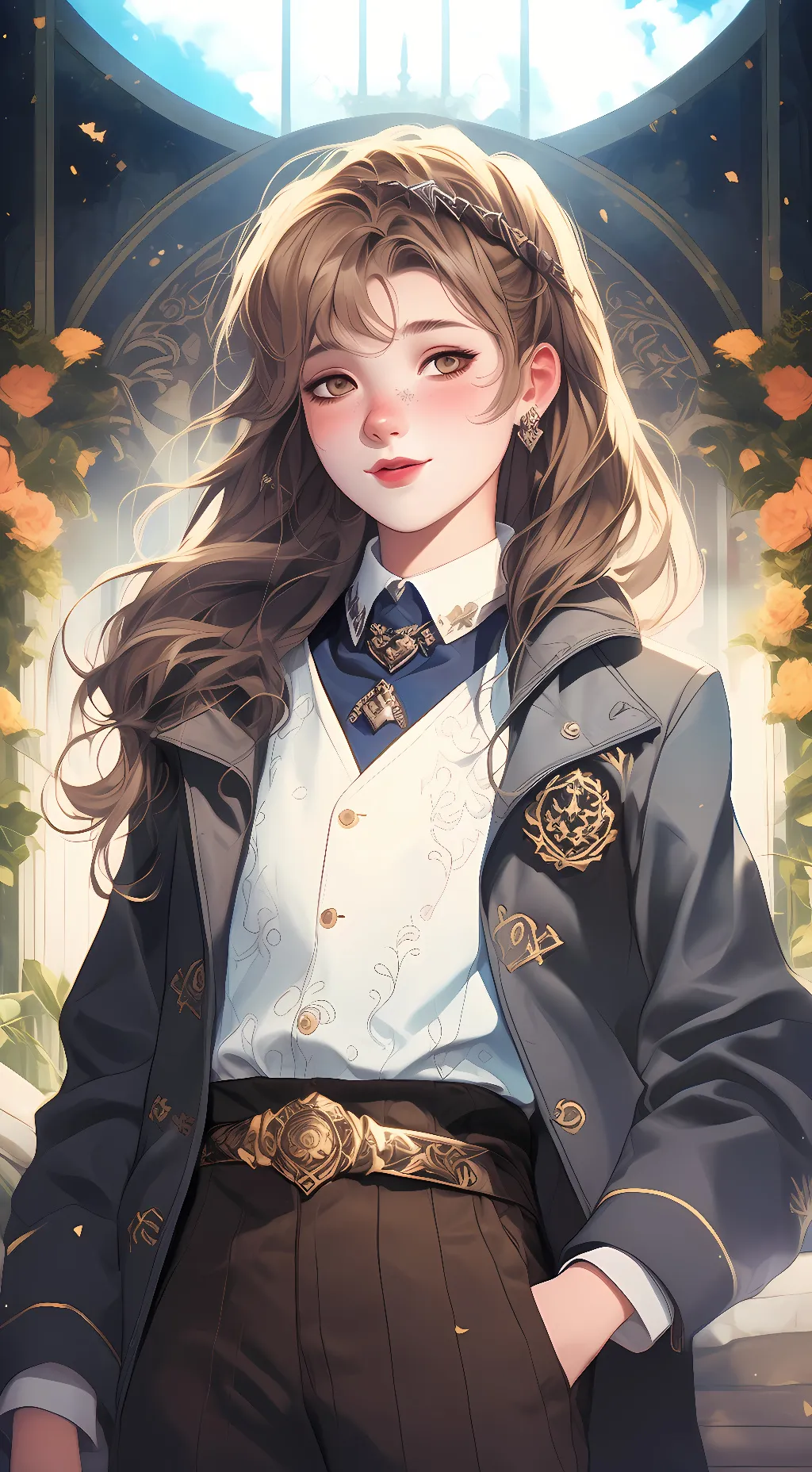 ai character: bella  background