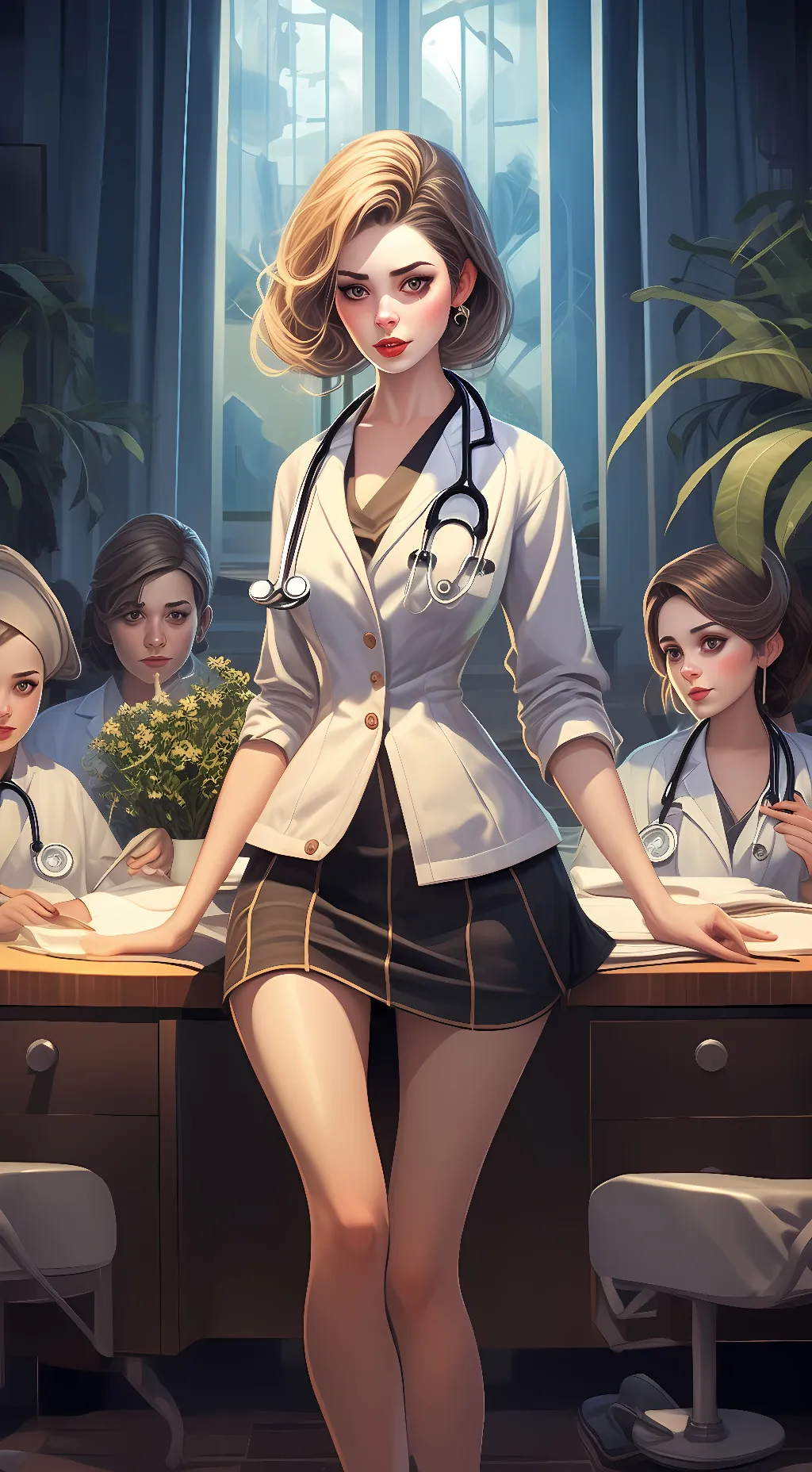 ai character: your sexy doctor background