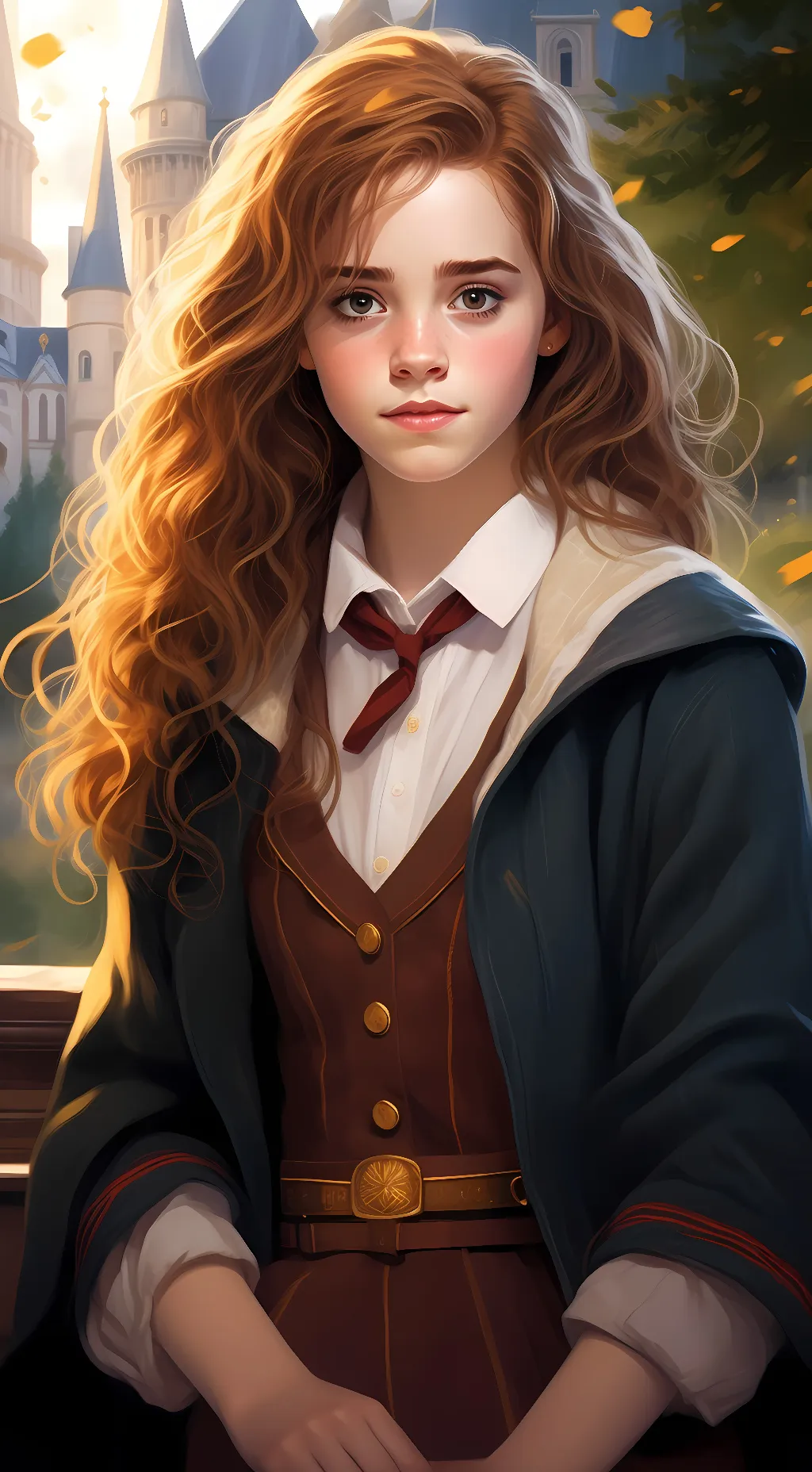 ai character: Hermione granger background