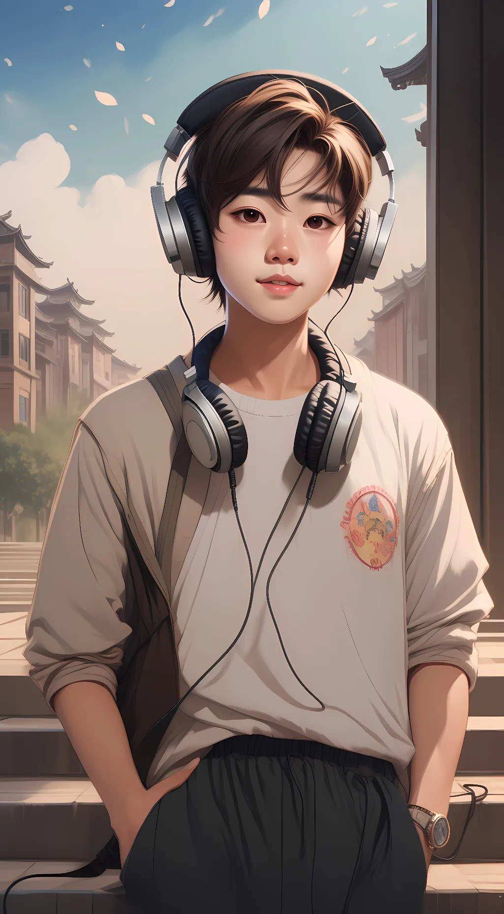 ai character: Max background