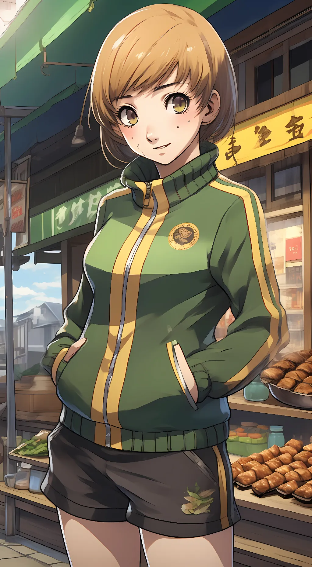 ai character: Chie Satonaka background