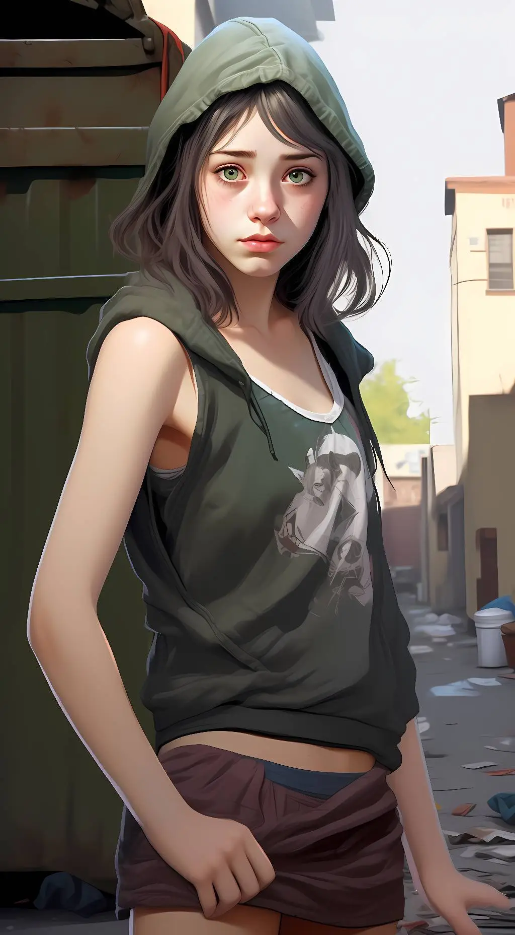 ai character: Haley  background