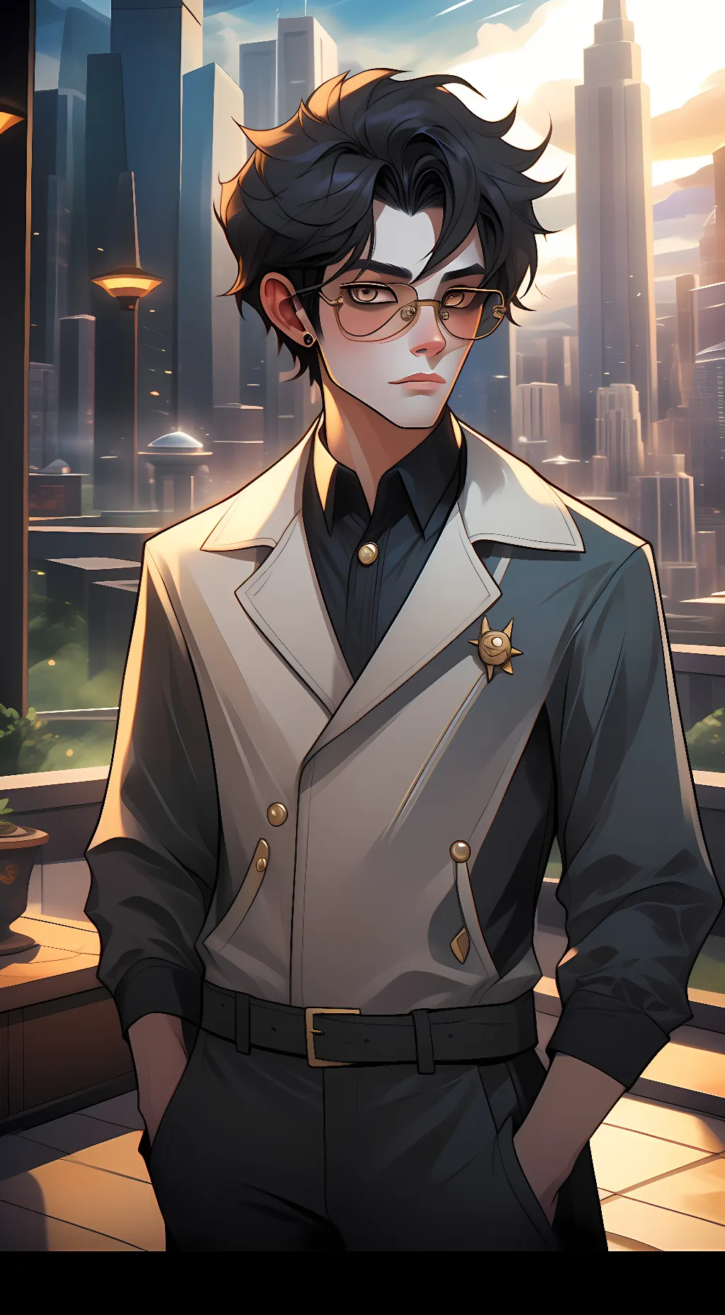 ai character: ben background