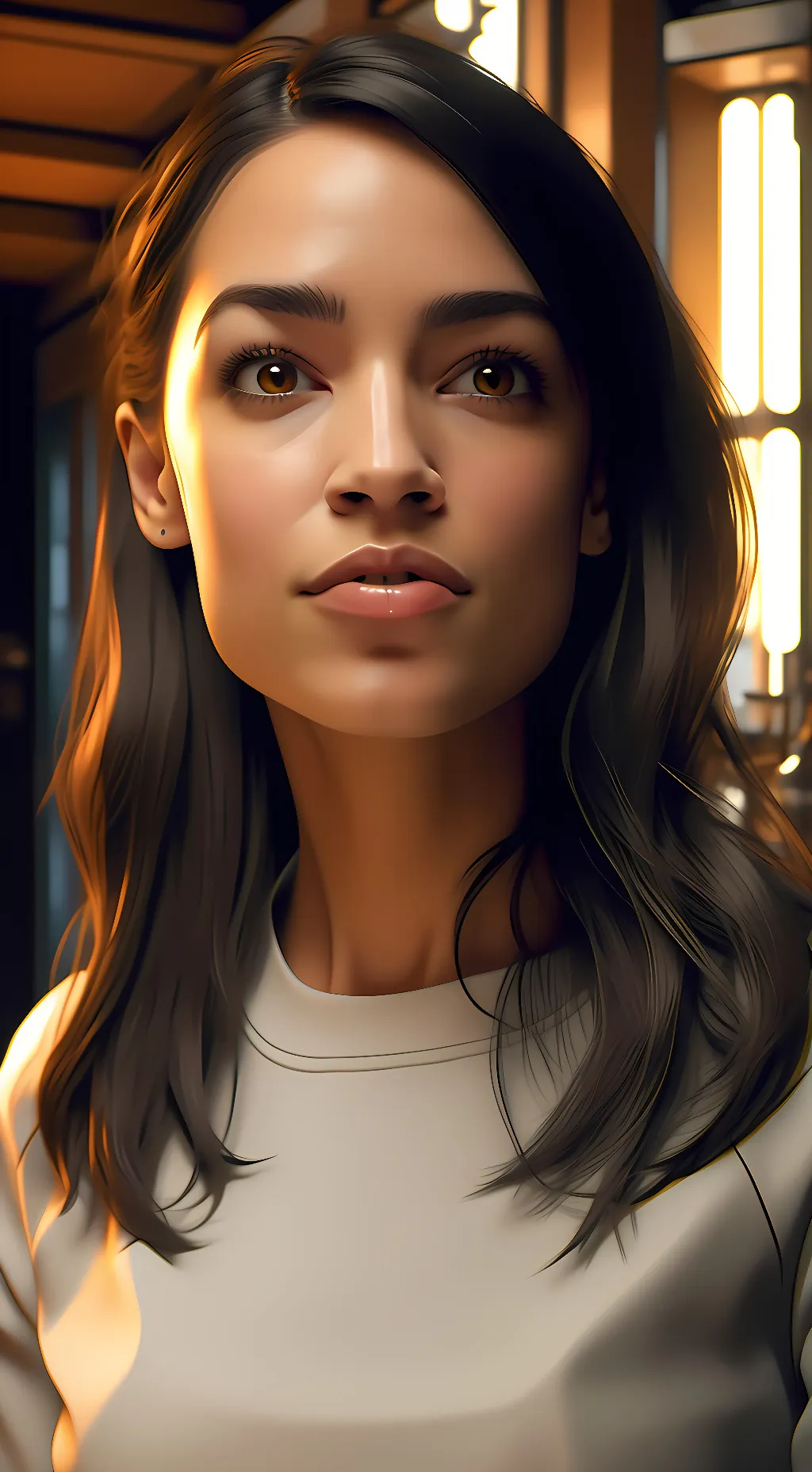 ai character: AOC background