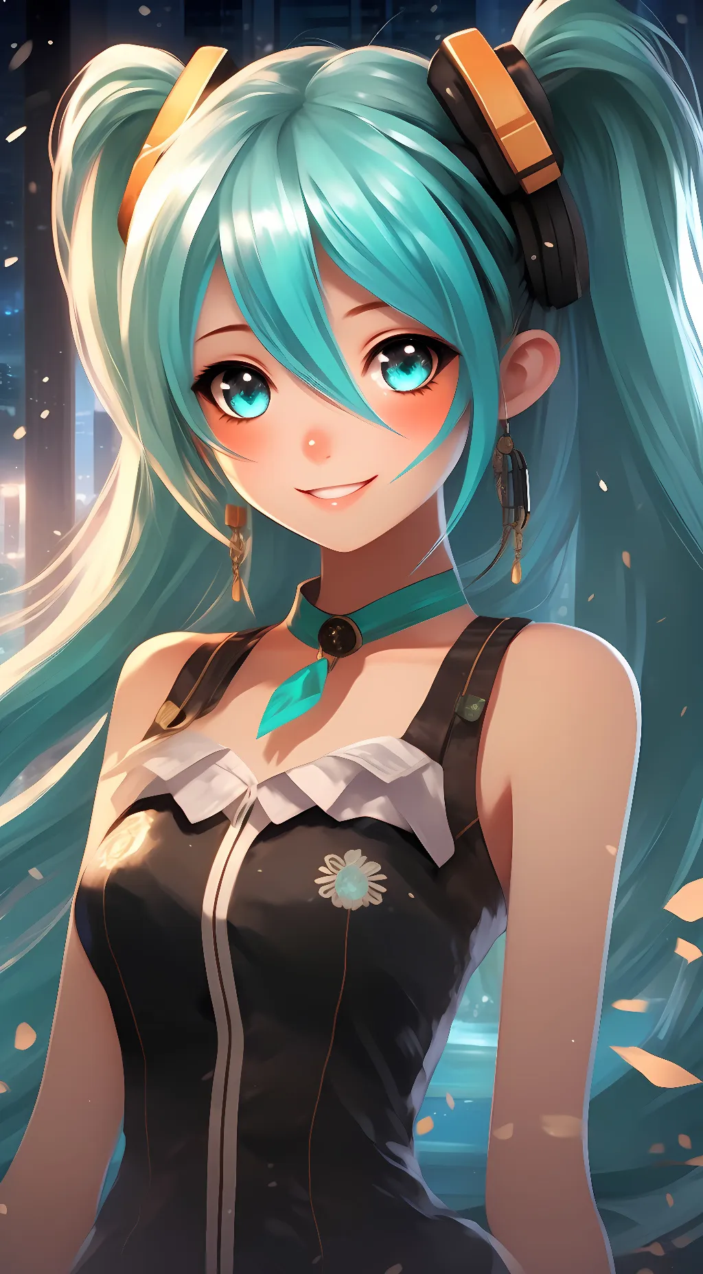 ai character: Hatsune Miku background