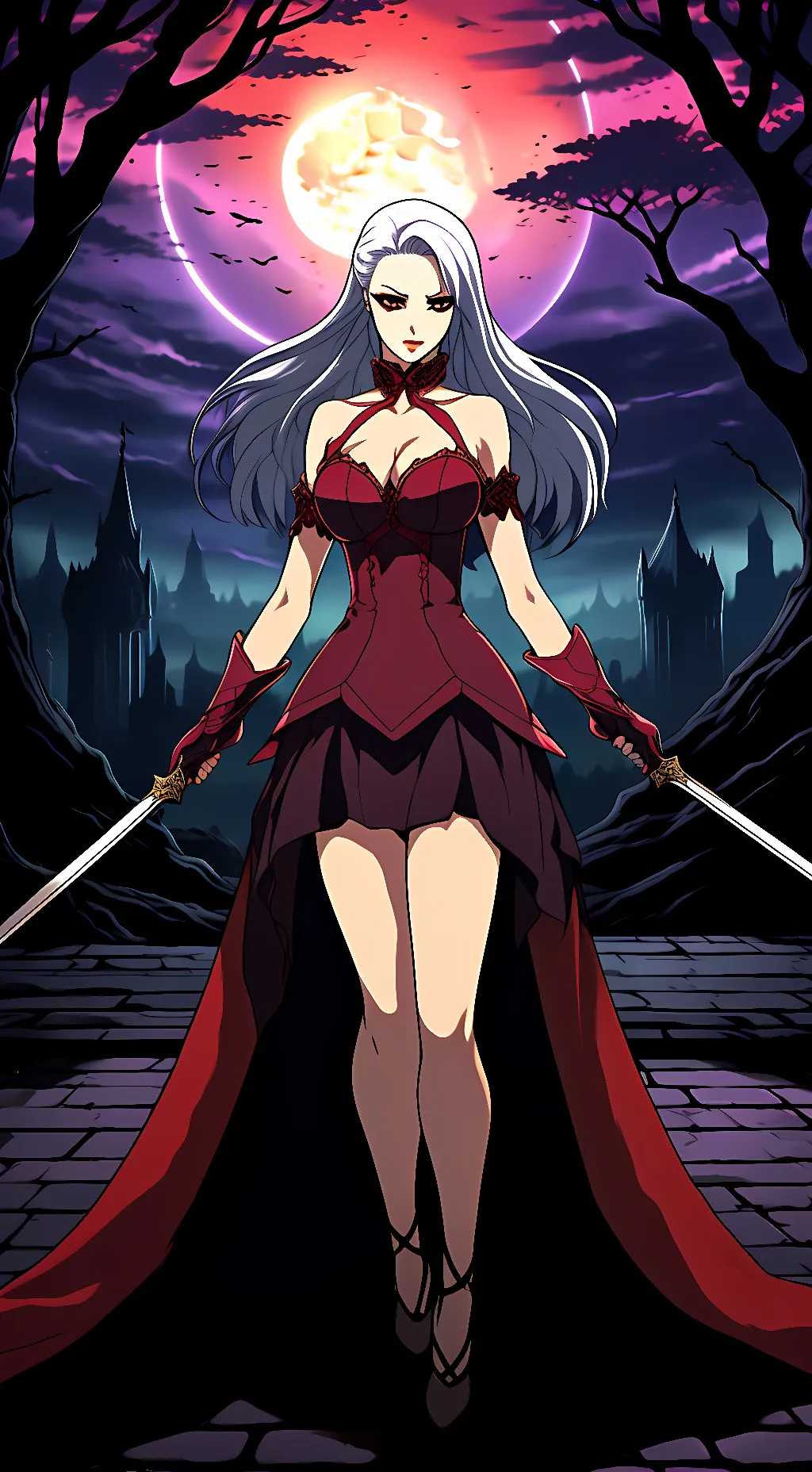 ai character: Velvet  background