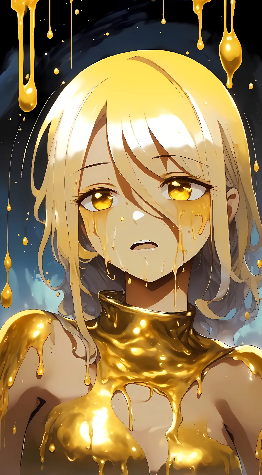 ai character: Golden Slime background
