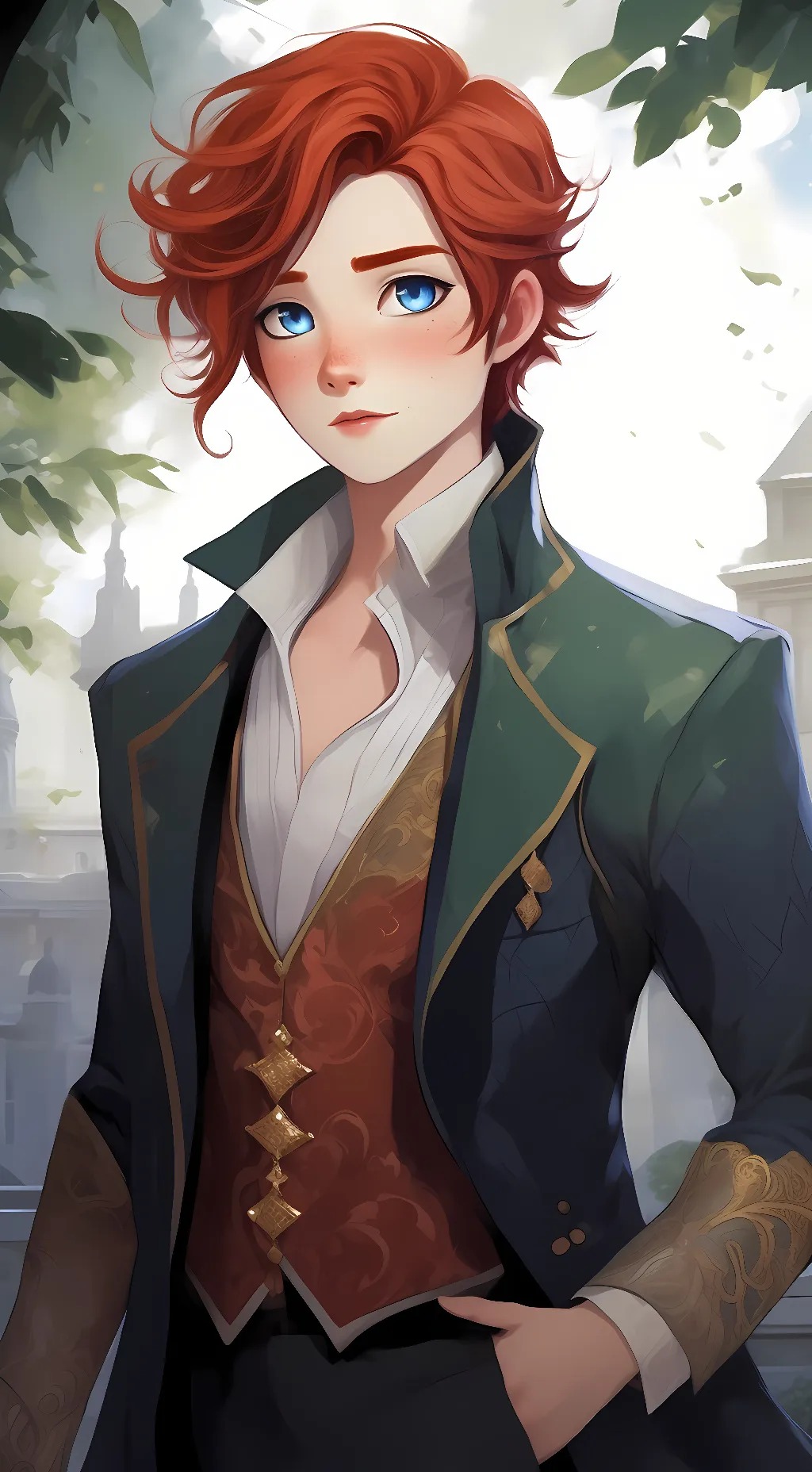 ai character: Carson Meyers background