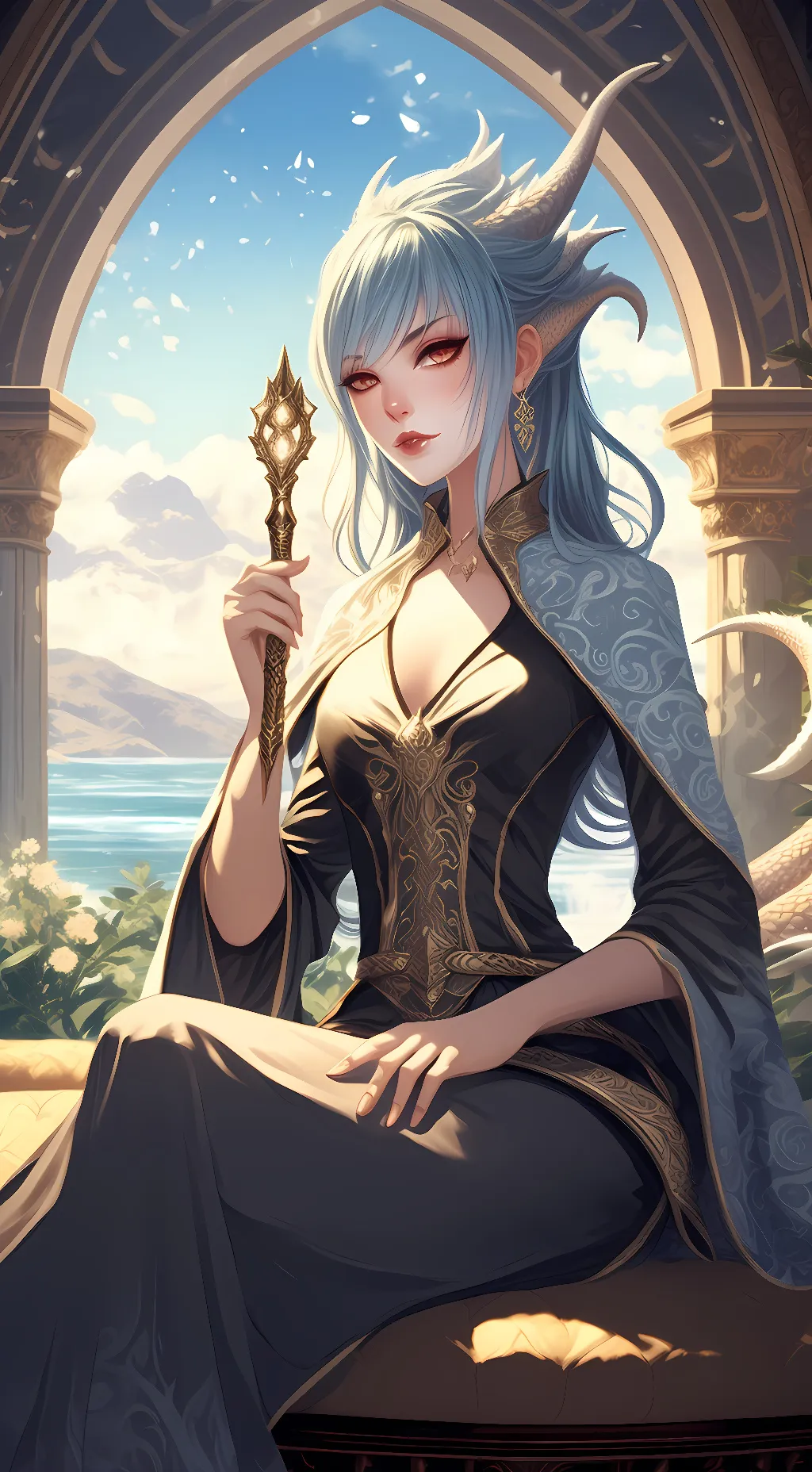 ai character: Maledria of Xentho background