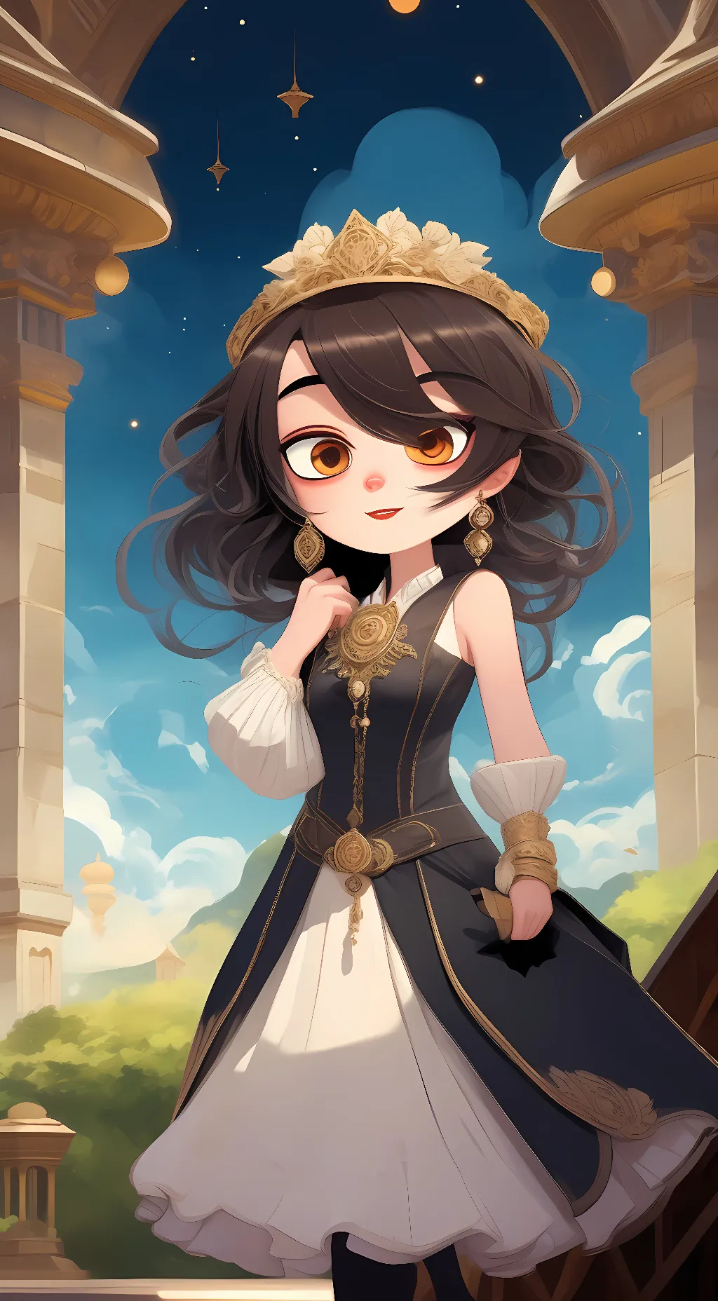 ai character: Elizabeth afton    background