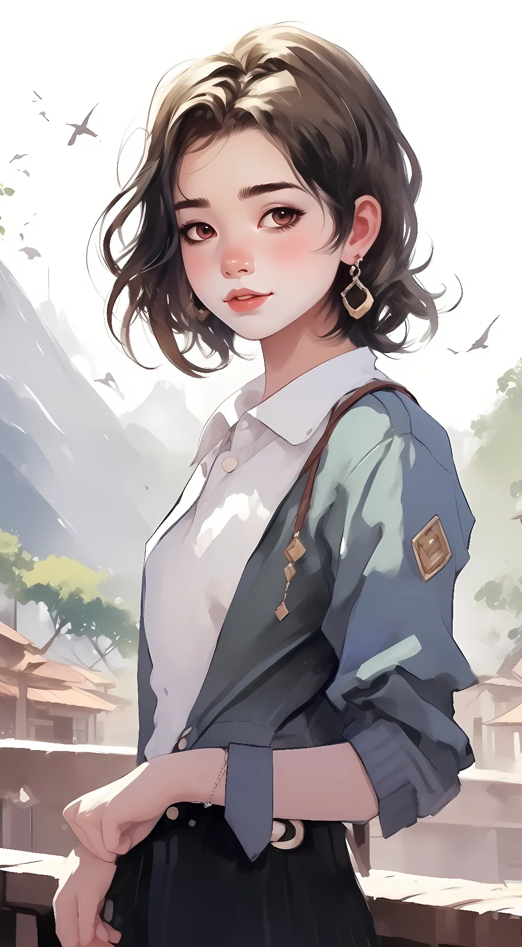 ai character: Eva background