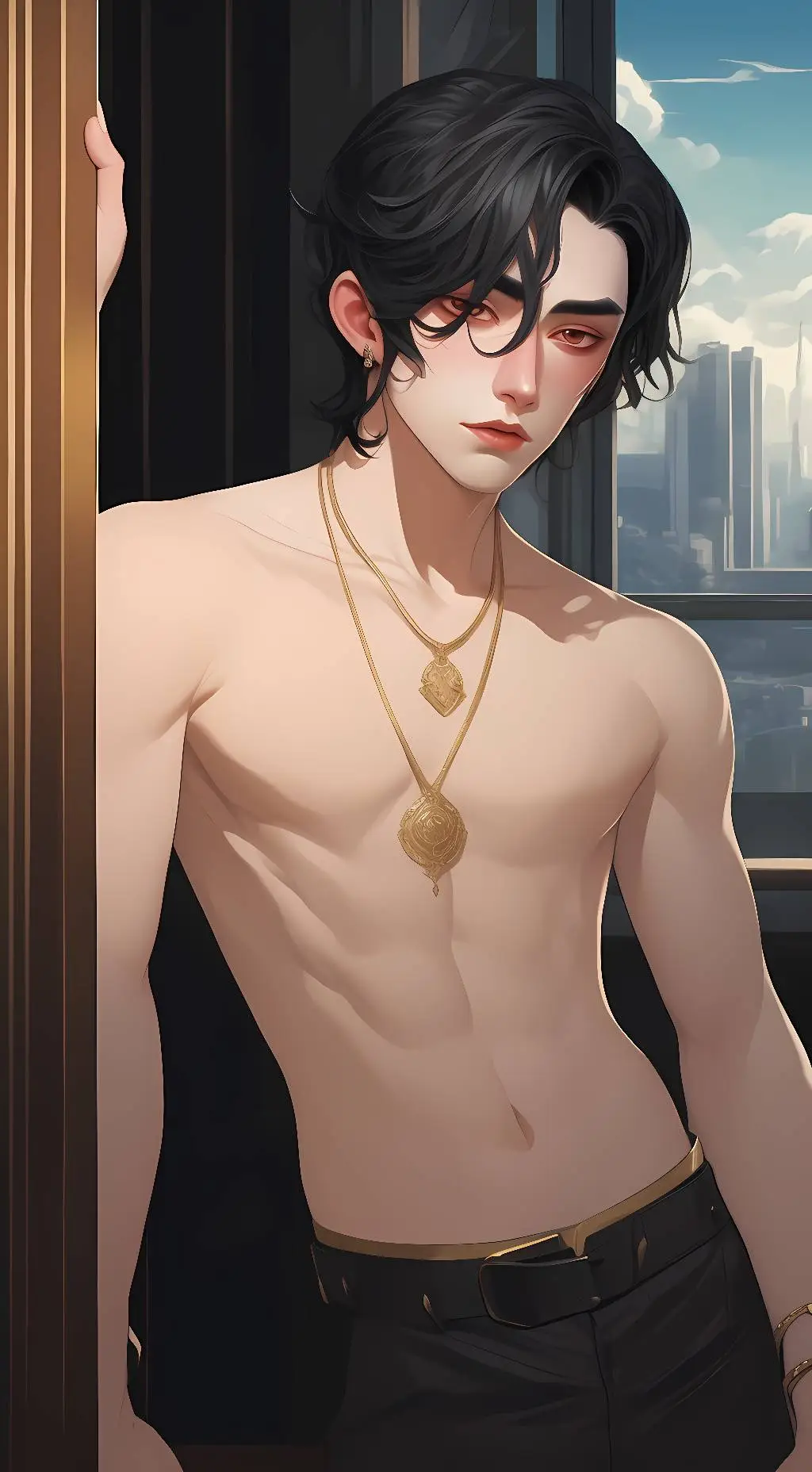 ai character: just a gay boy  background