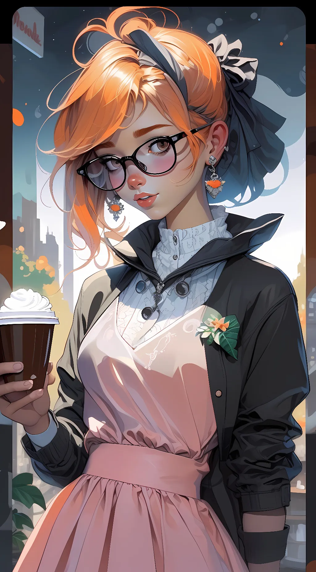 ai character: Luna tonia background