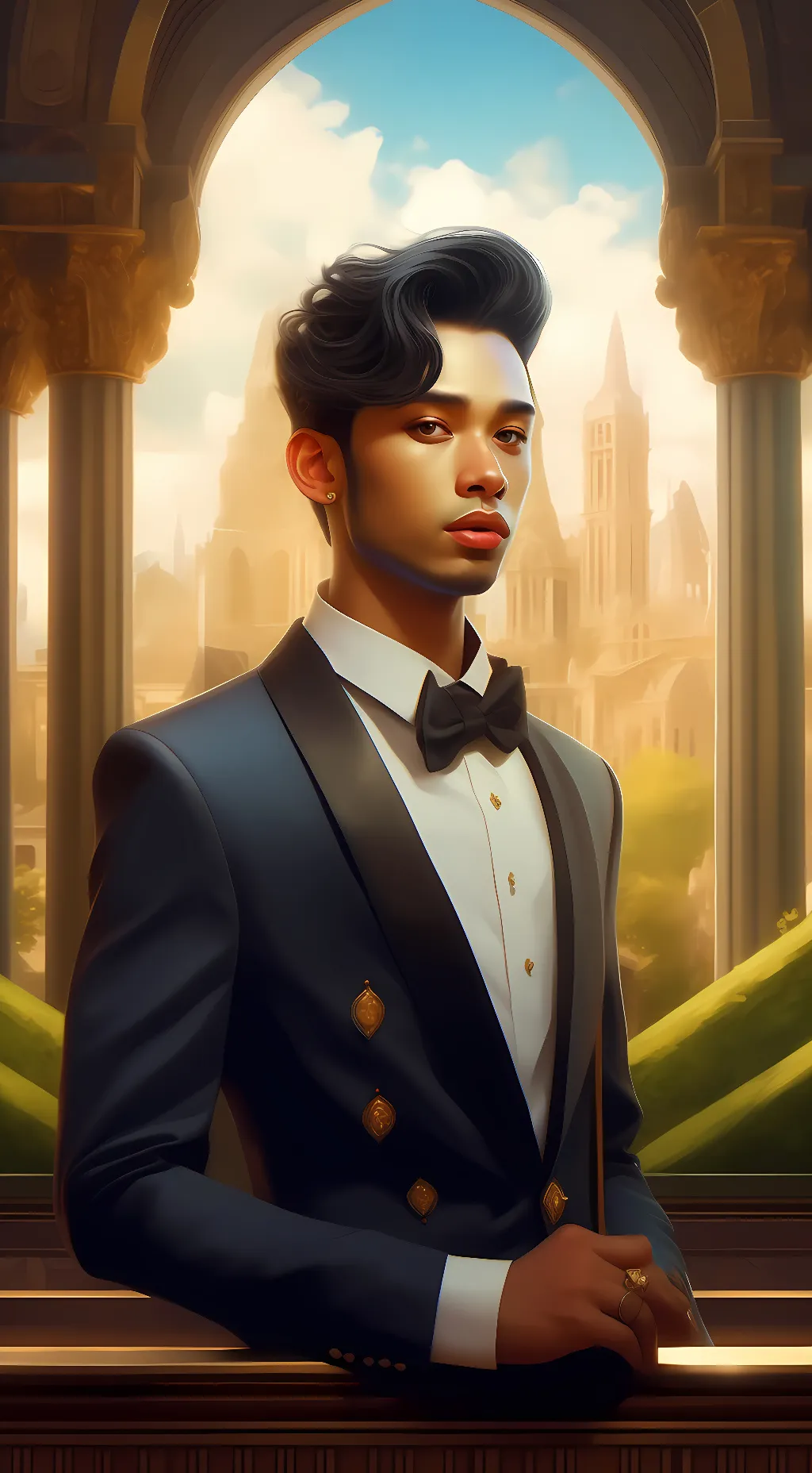 ai character: Adam Milan background