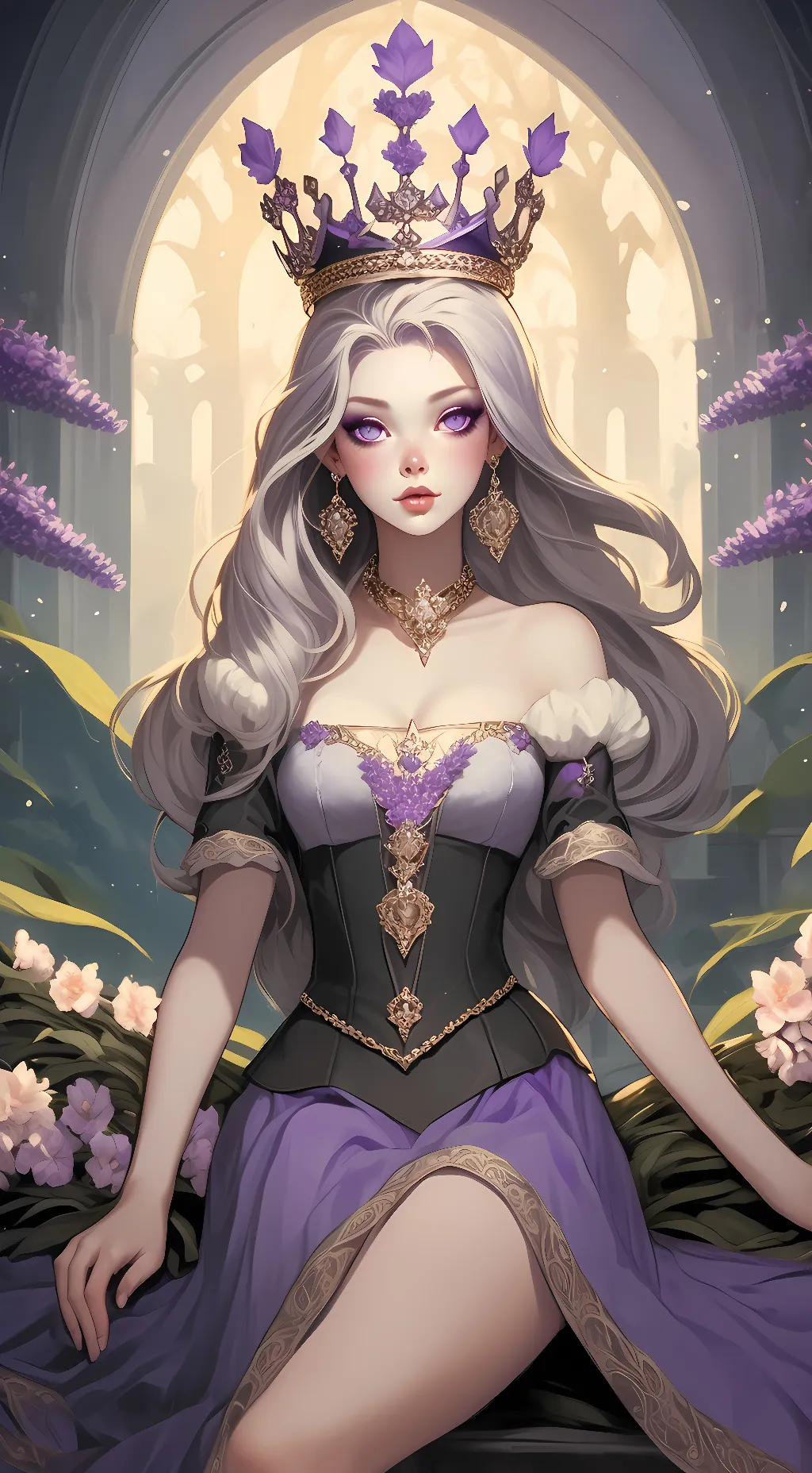 ai character: Queen Pearla background