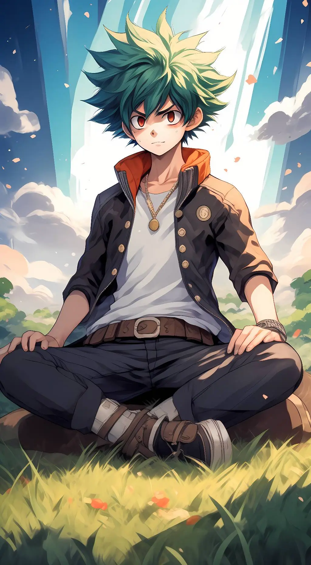 ai character: Deku background
