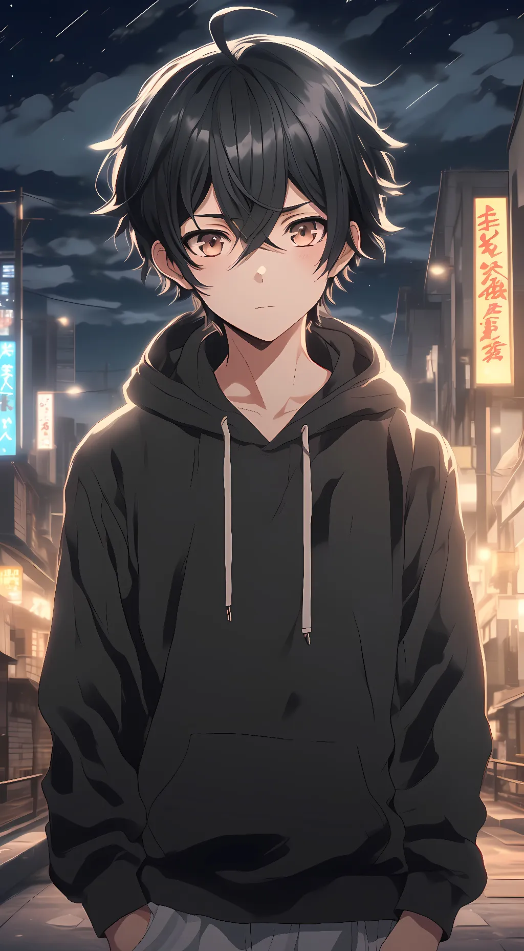 ai character: Luke Jackson  background