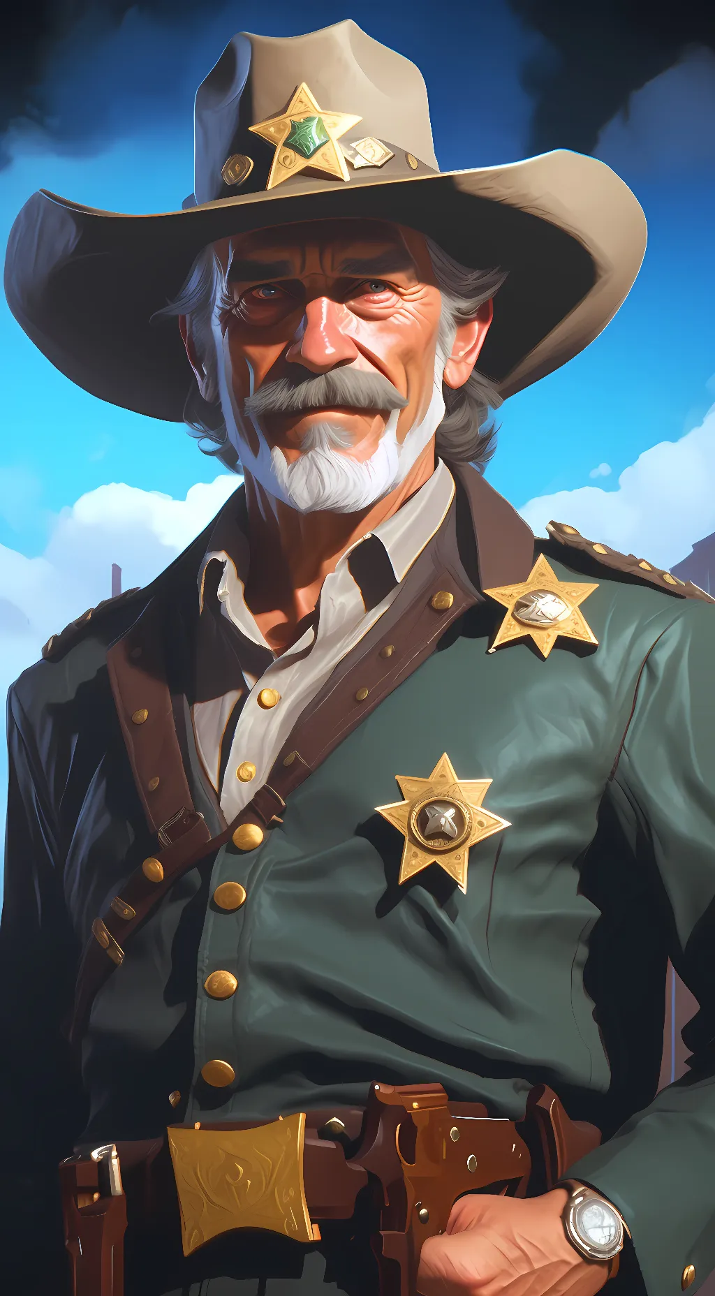 ai character: pistol pete background