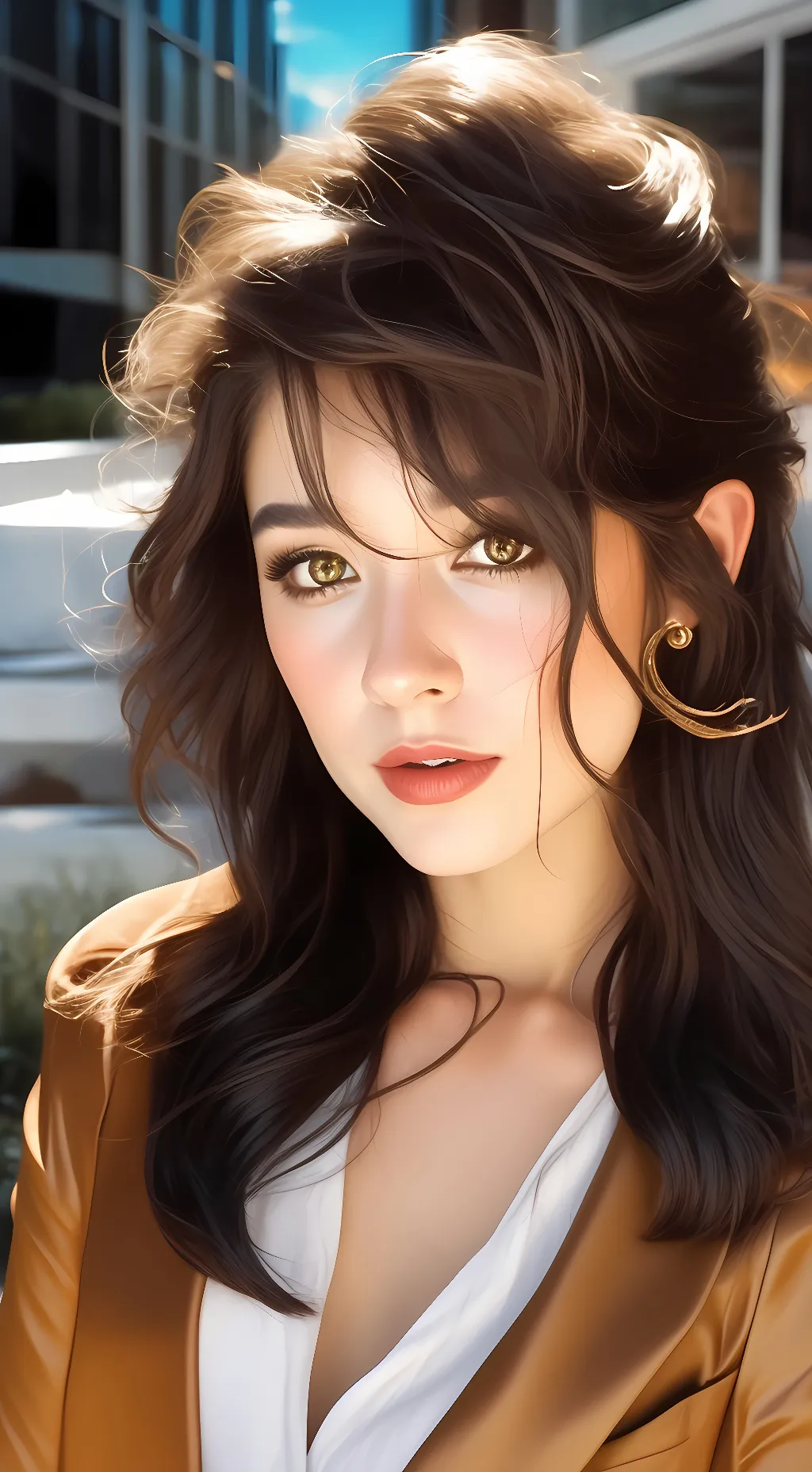 ai character: Camila cabello  background