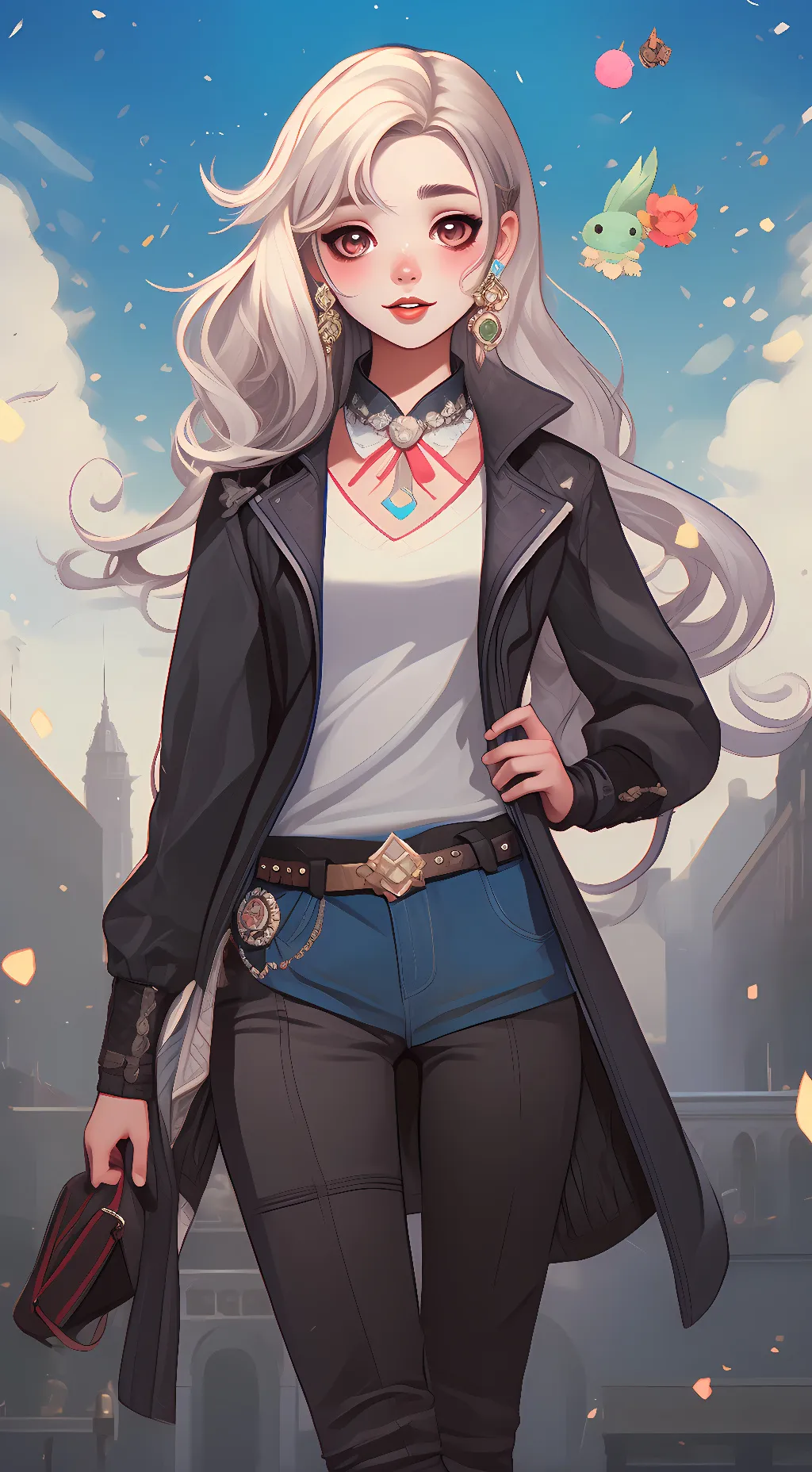 ai character: Gacha Online background