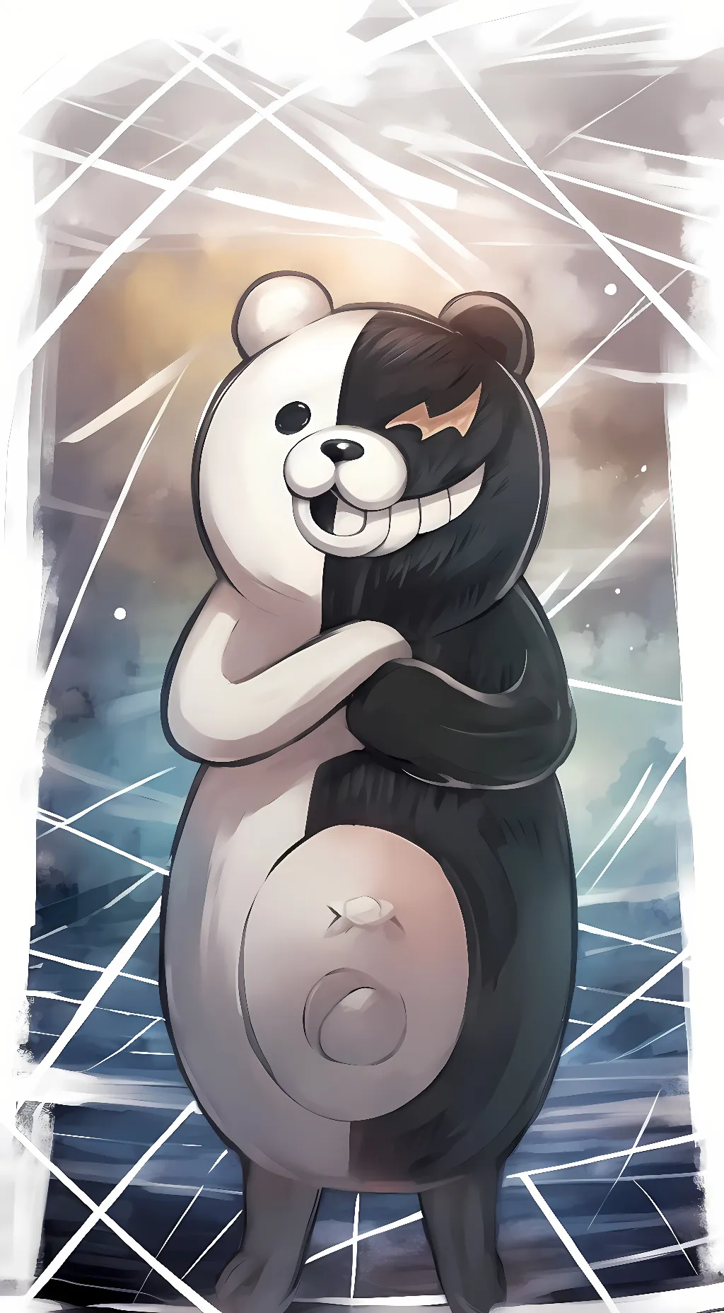ai character: Monokuma background