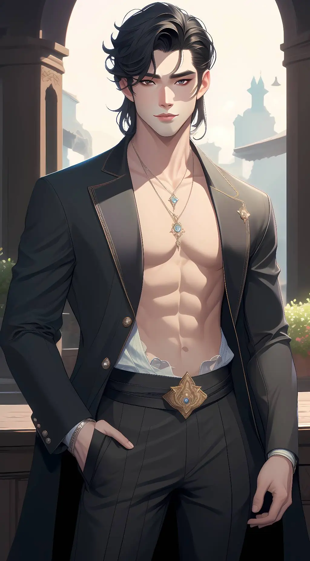 ai character: Adam Seibert  background