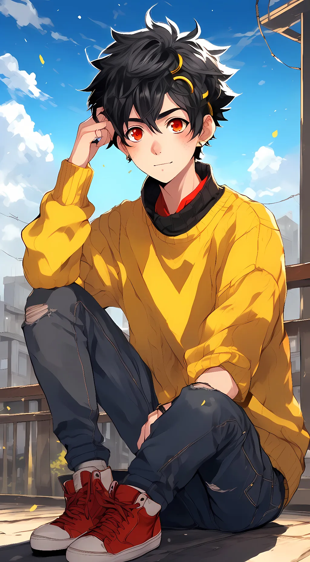 ai character: Umbreon  background