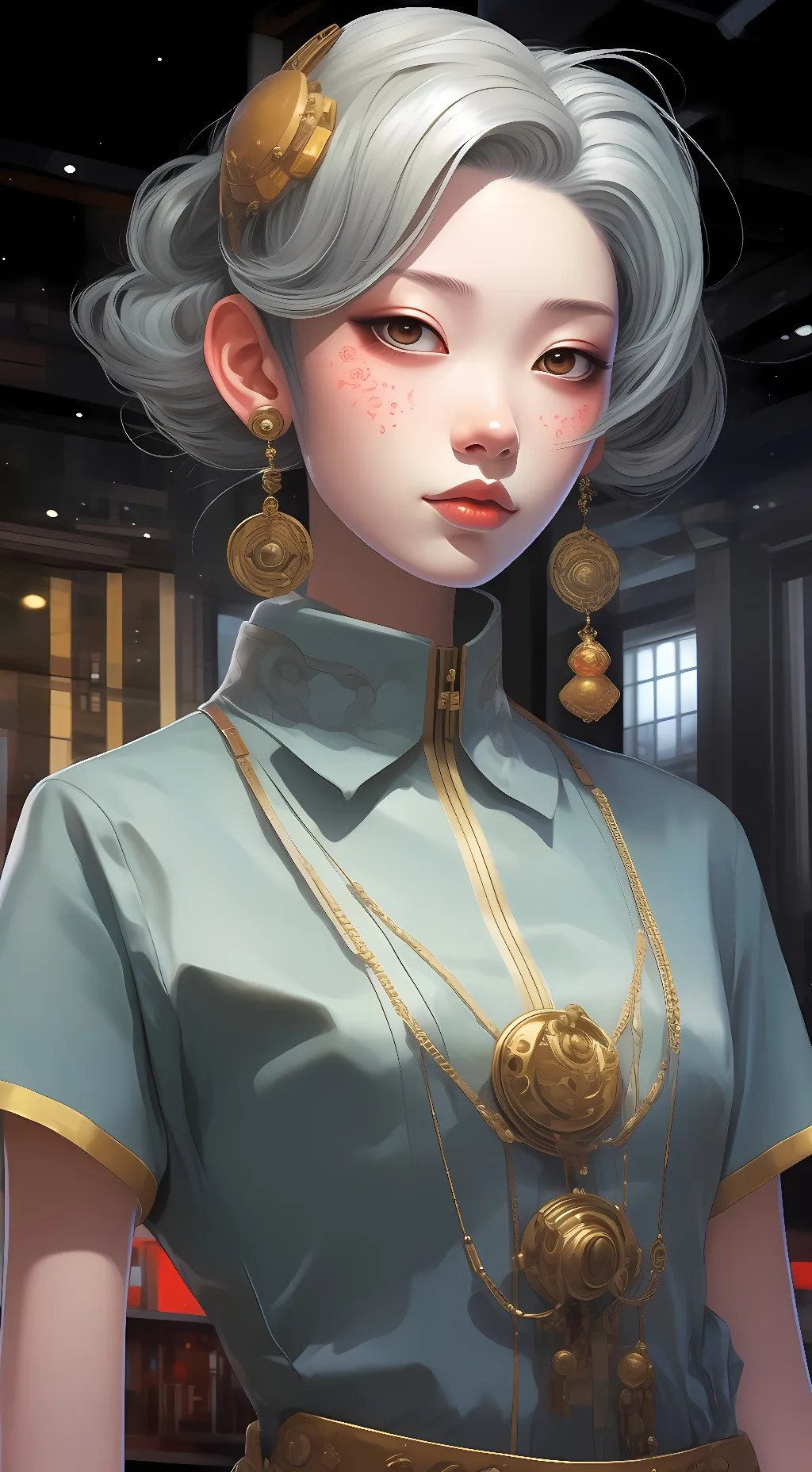 ai character: Chania background