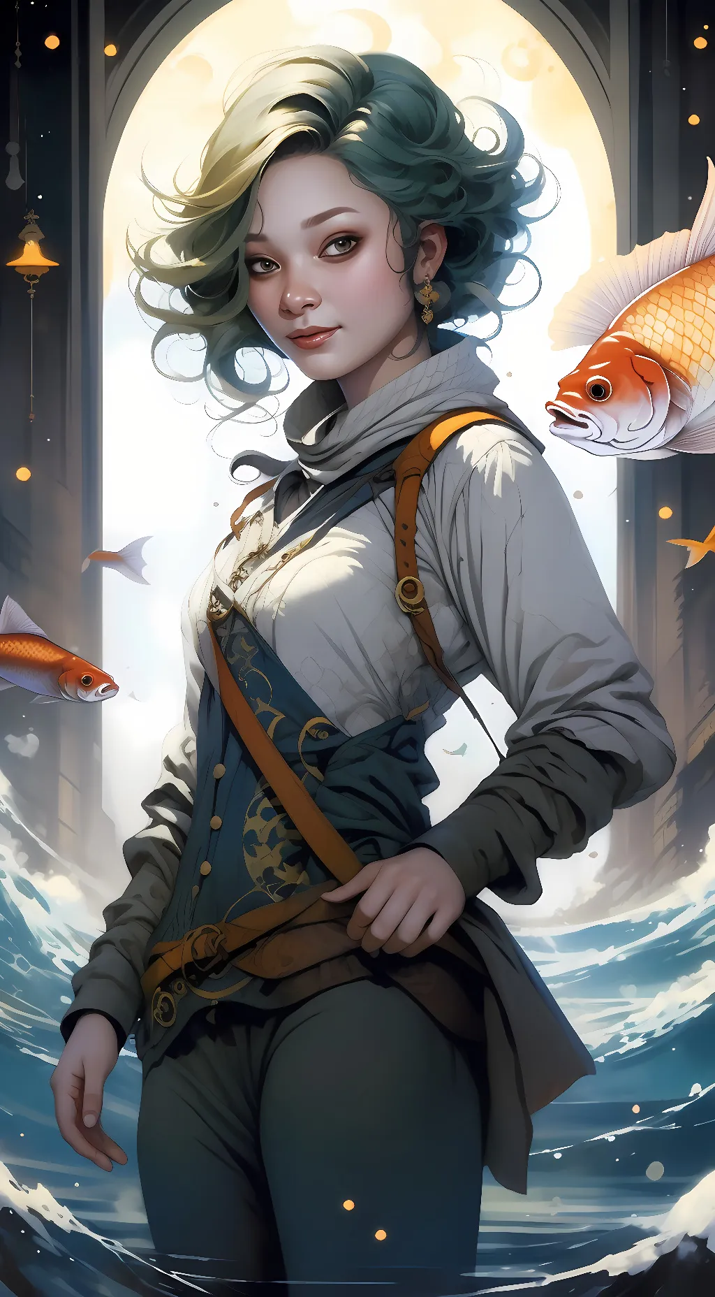 ai character: Chanell  background