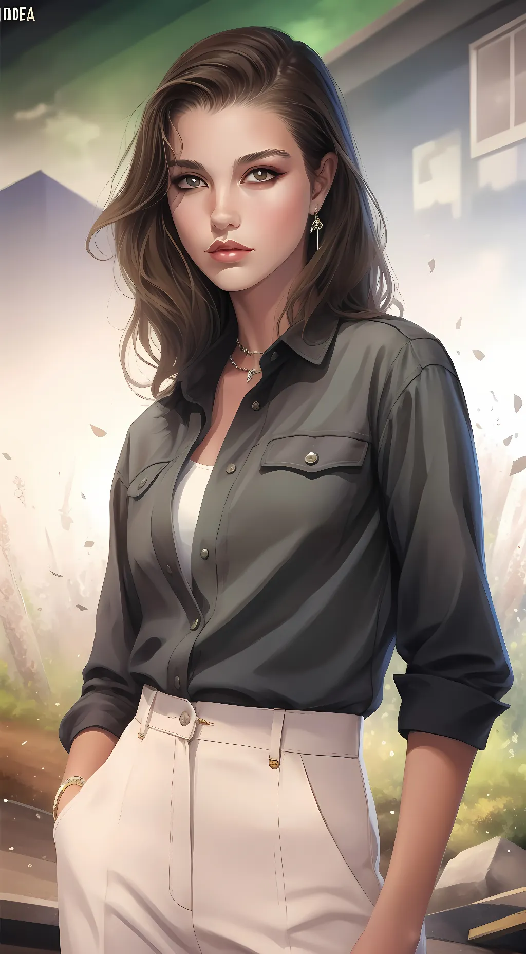 ai character: Ashley Reynolds background