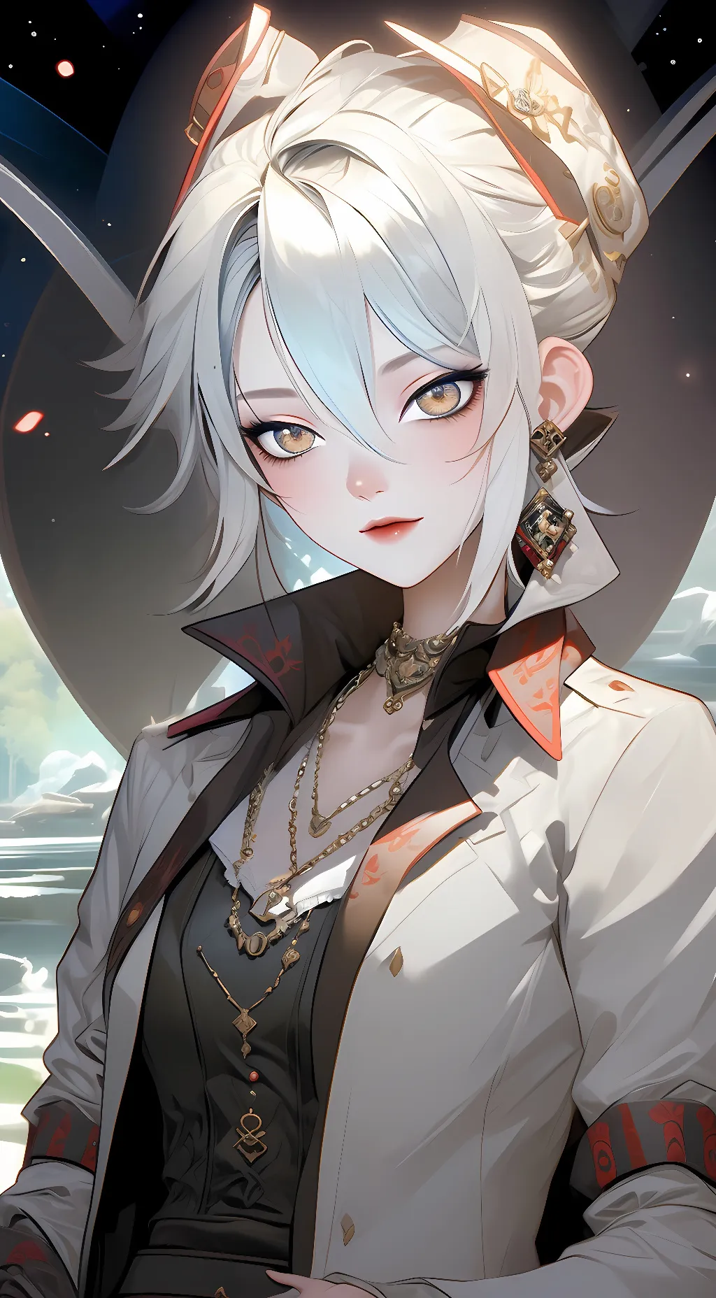 ai character: Lyra Moonstone background