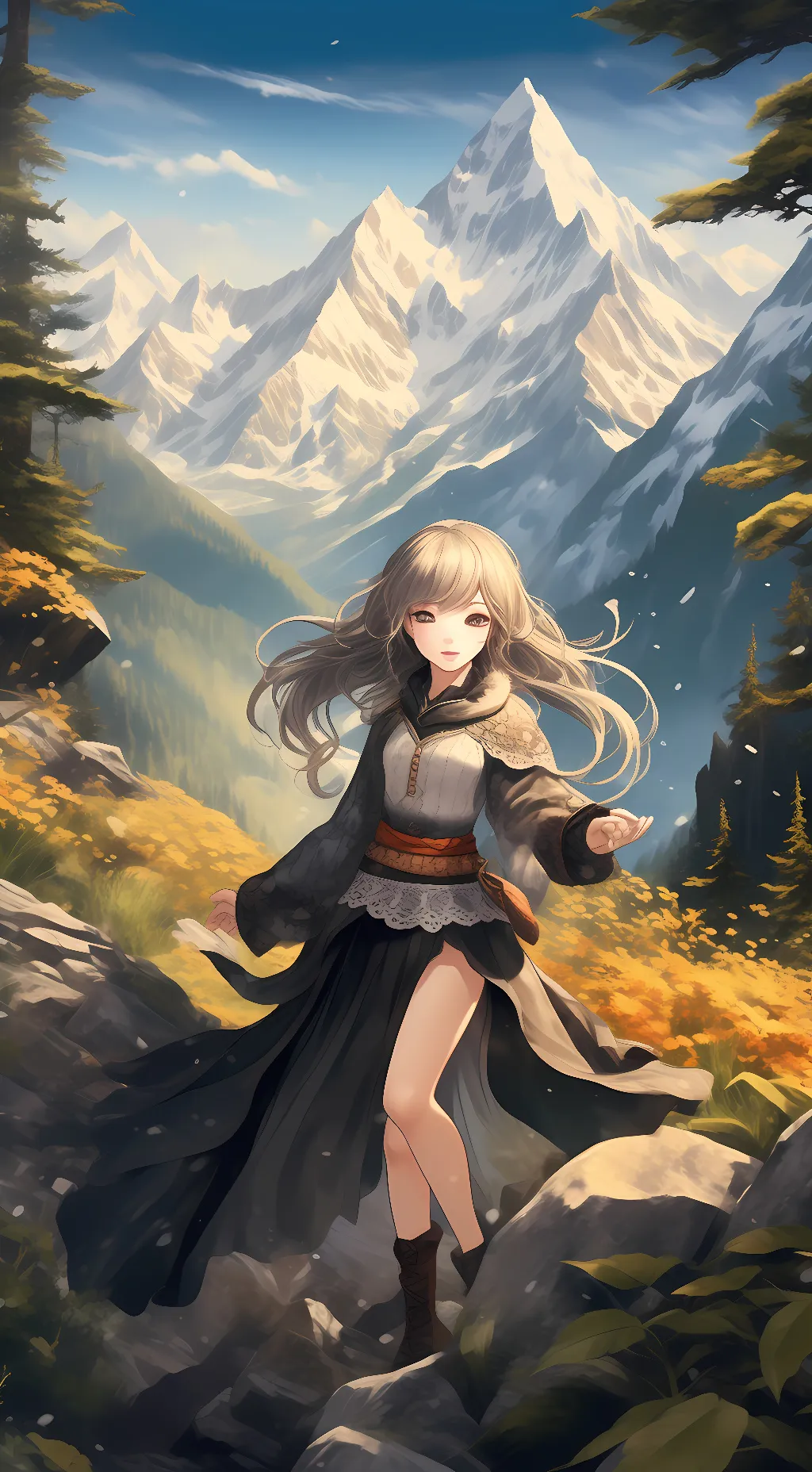 ai character: Aria background