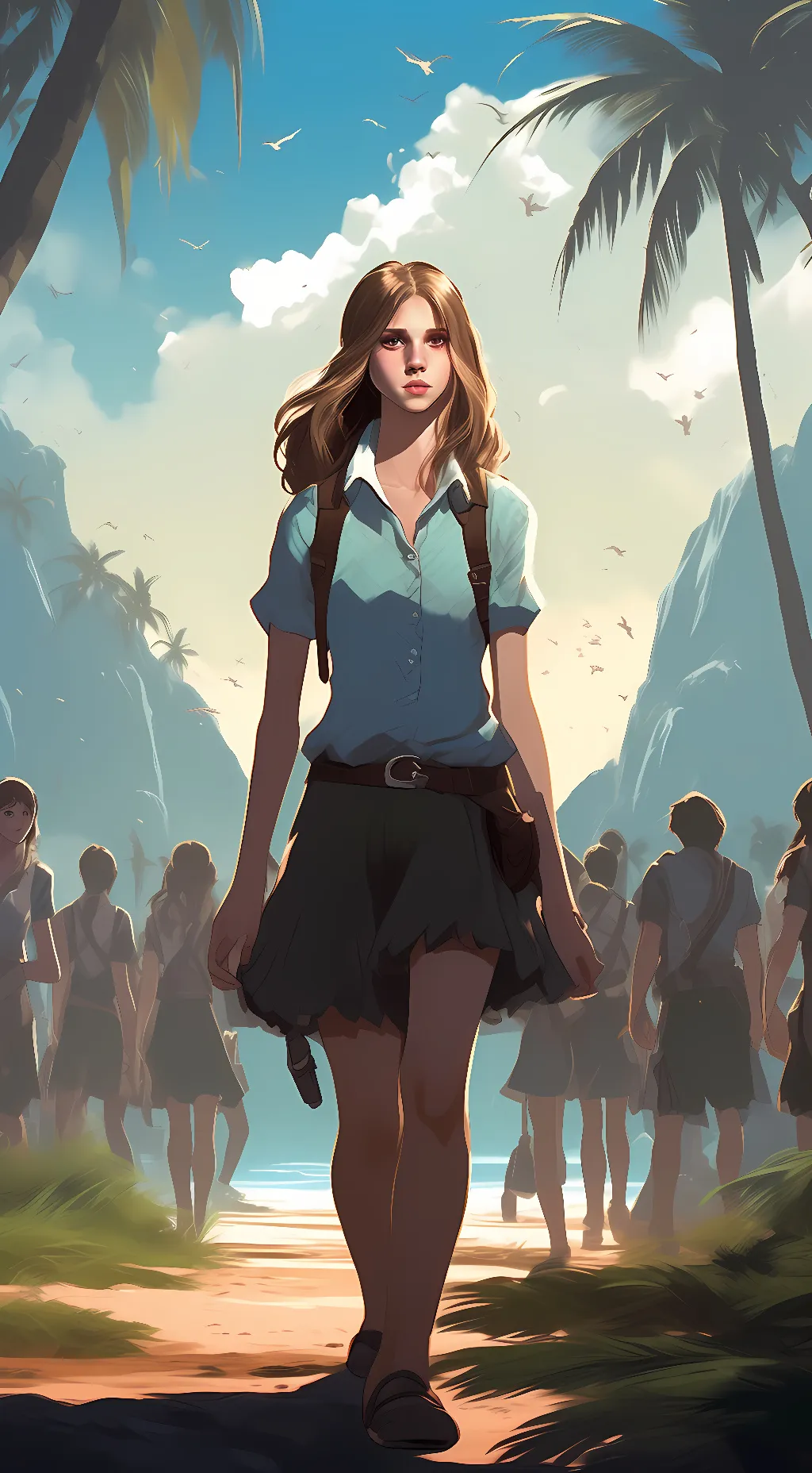 ai character: succubus island background