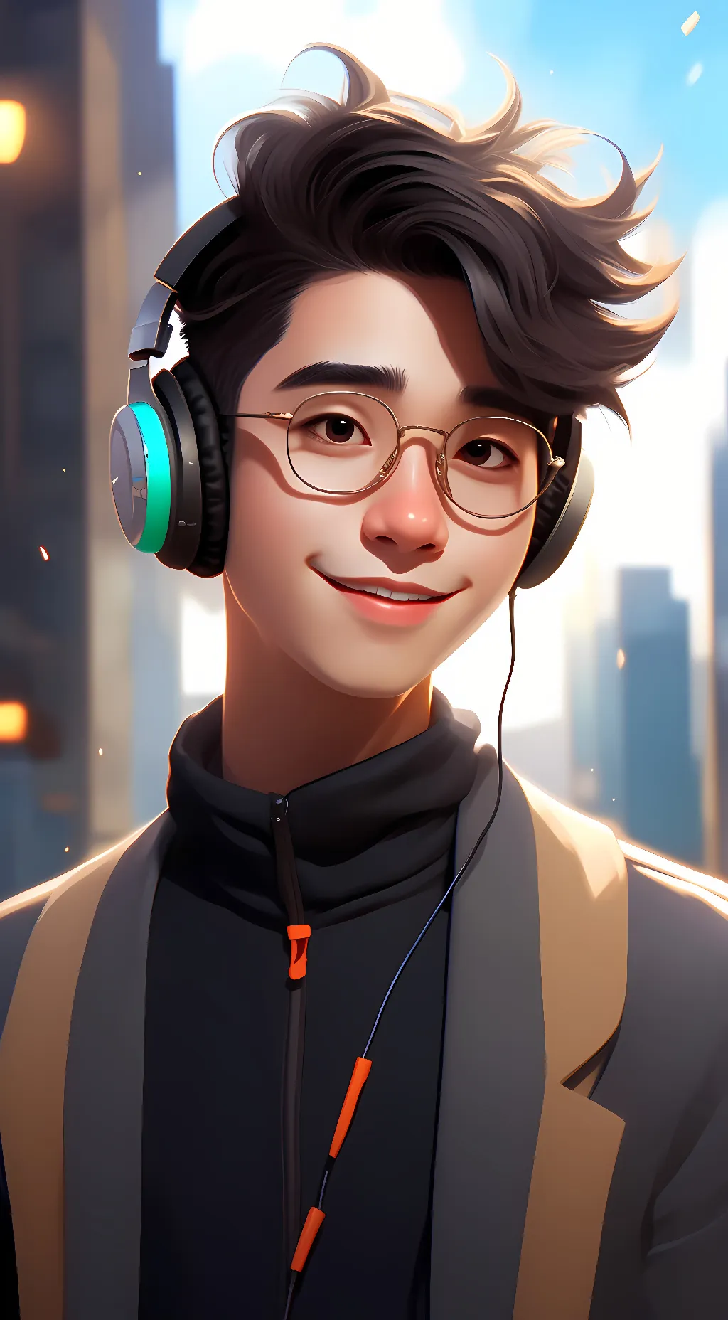 ai character: Zach background