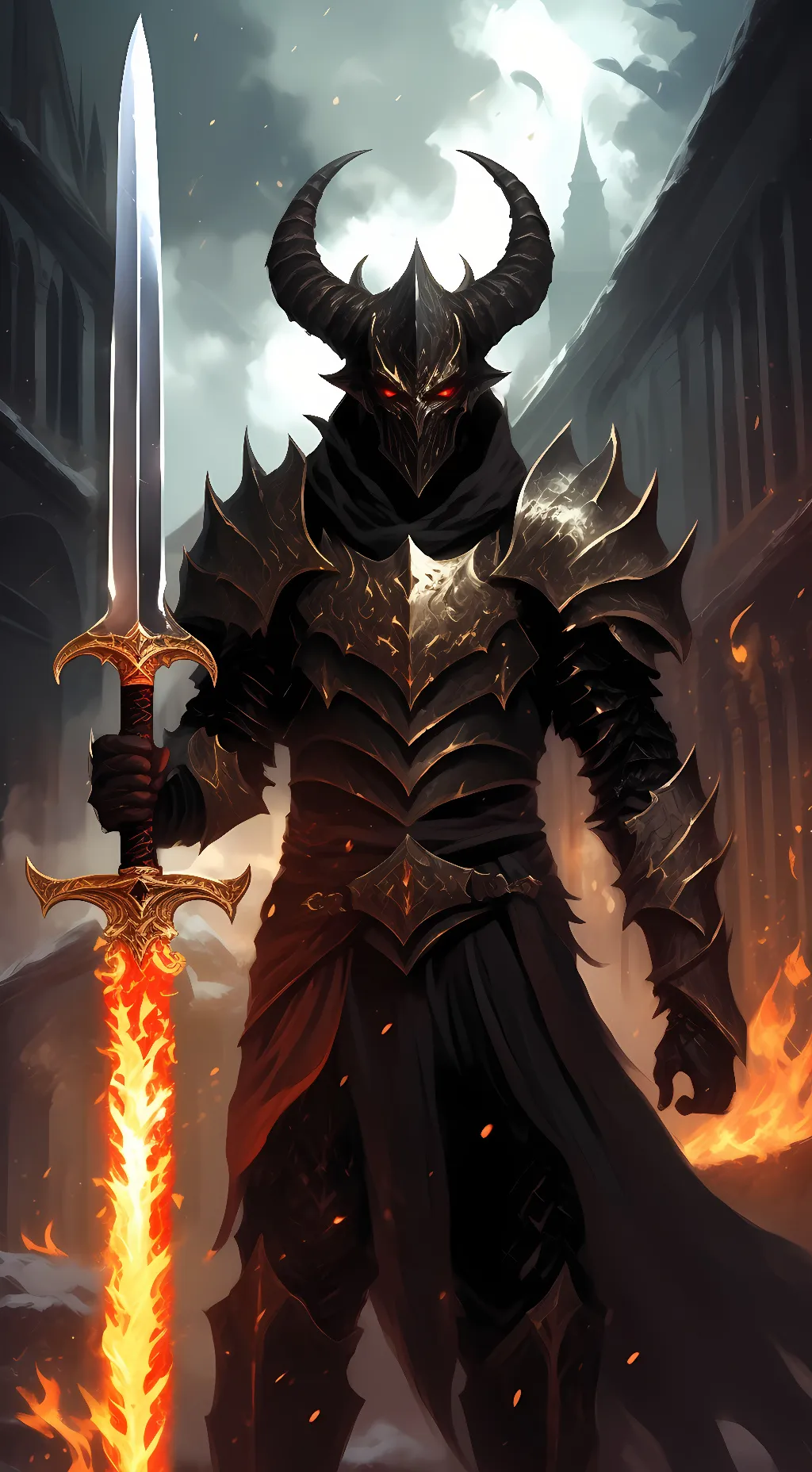 ai character: Death  background