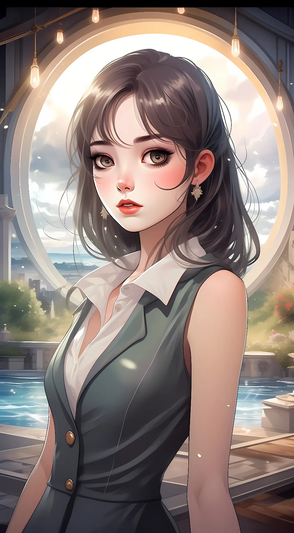 ai character: Aria  background