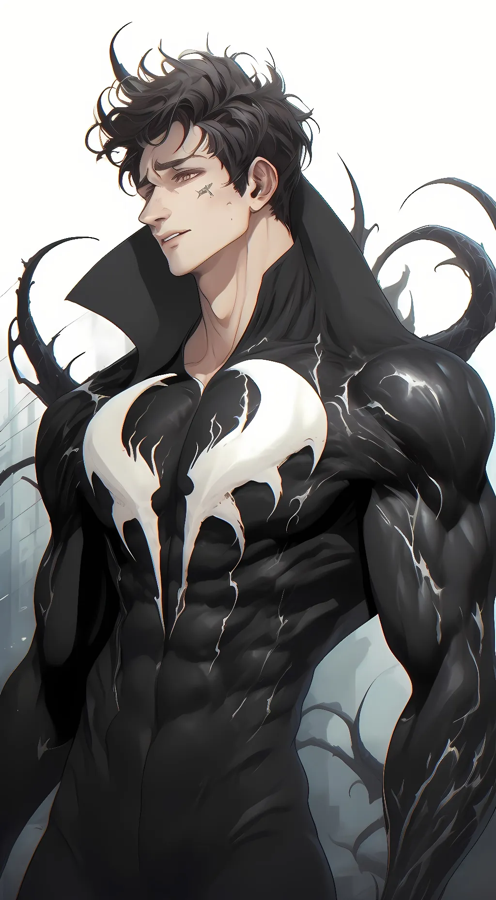 ai character: Venom  background