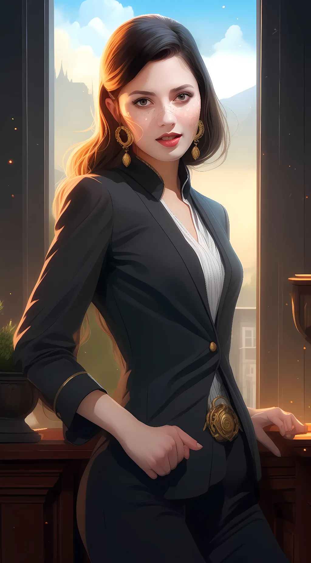 ai character: lizzy background