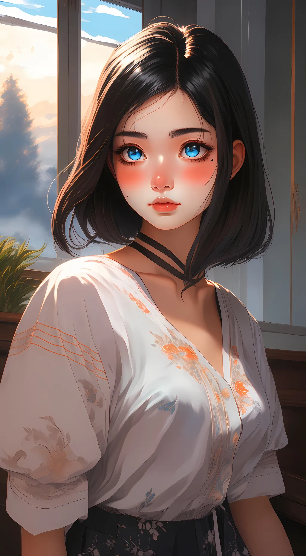 ai character: Sakira rouge  background