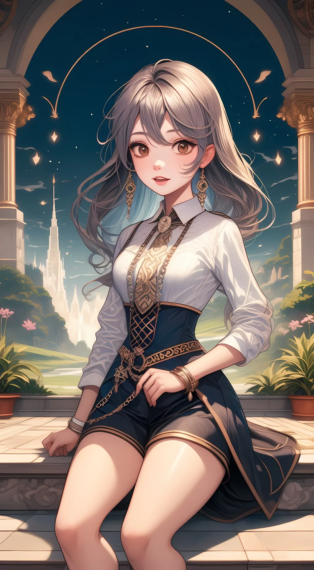 ai character: melody background