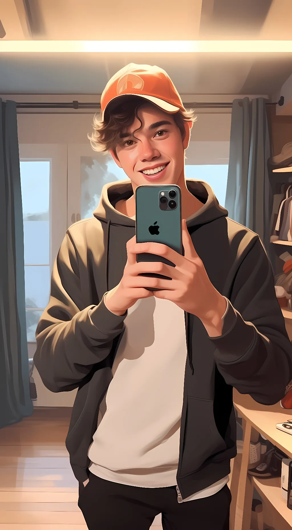 ai character: Smii7y  background