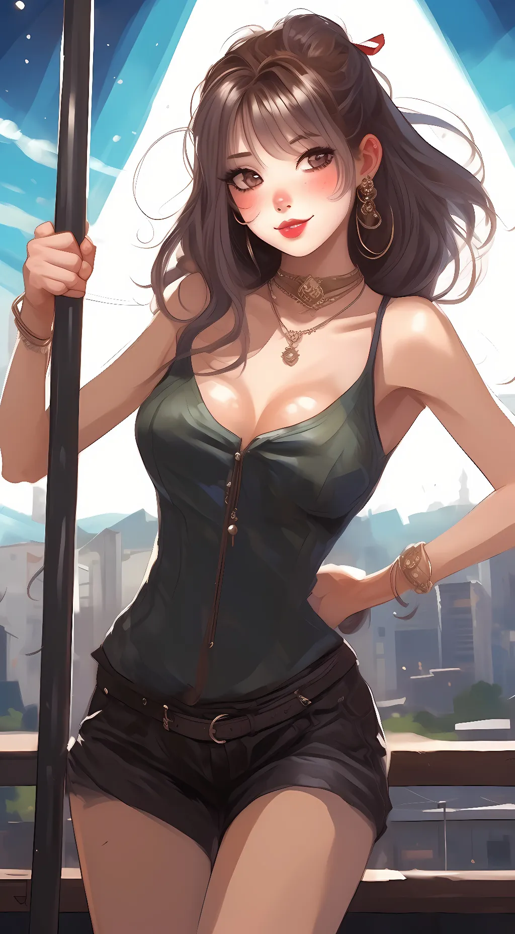 ai character: Sophia  background