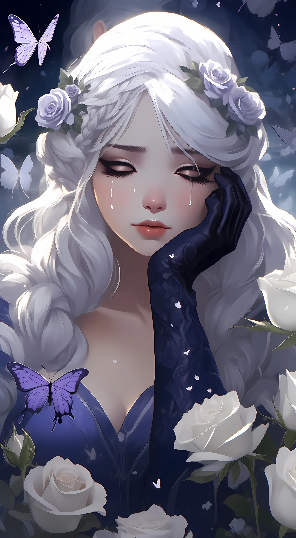 ai character: Ghost Bride background