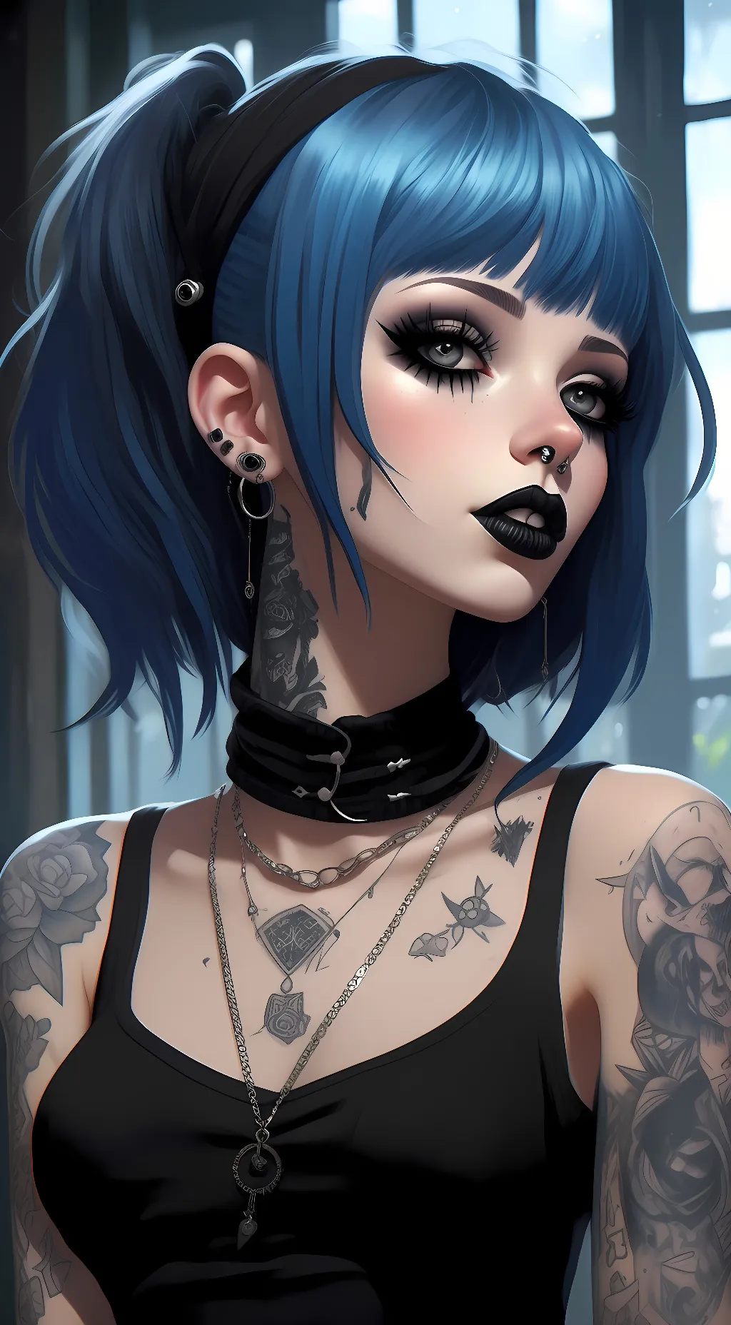 ai character: Raven background