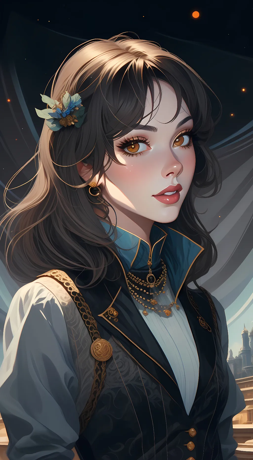 ai character: Madame Marianne background